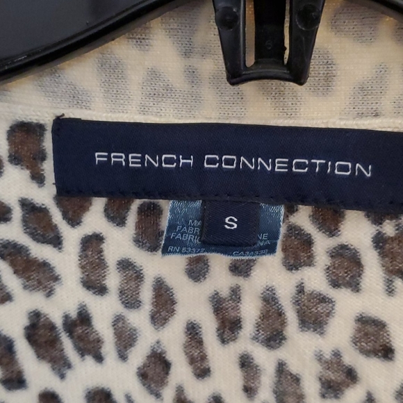 French Connection animal print cardigan - Picture 3 of 8